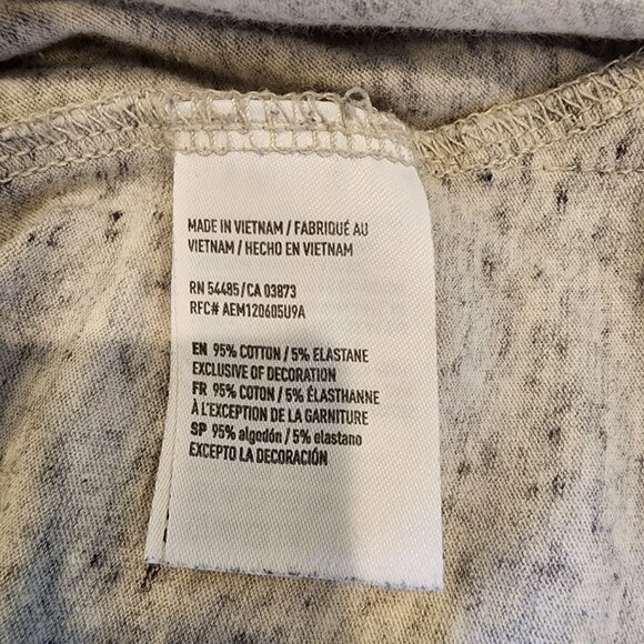 American Eagle Outfitters Gray Active Flex Men's Logo T-Shirt, Size Medium - Picture 5 of 6